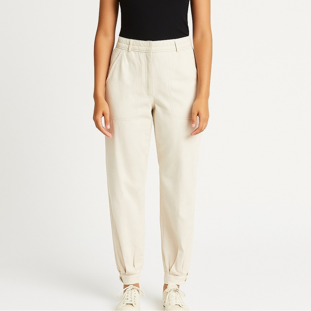 Aritzia Wilfred Lightweight Barrel Jogger Linen Blend Pants